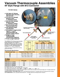 Thumbnail of document Data Sheet - TCV-KG-0300-10-M12 Vacuum Flanged Thermocouple Probes w/M12 Connectors